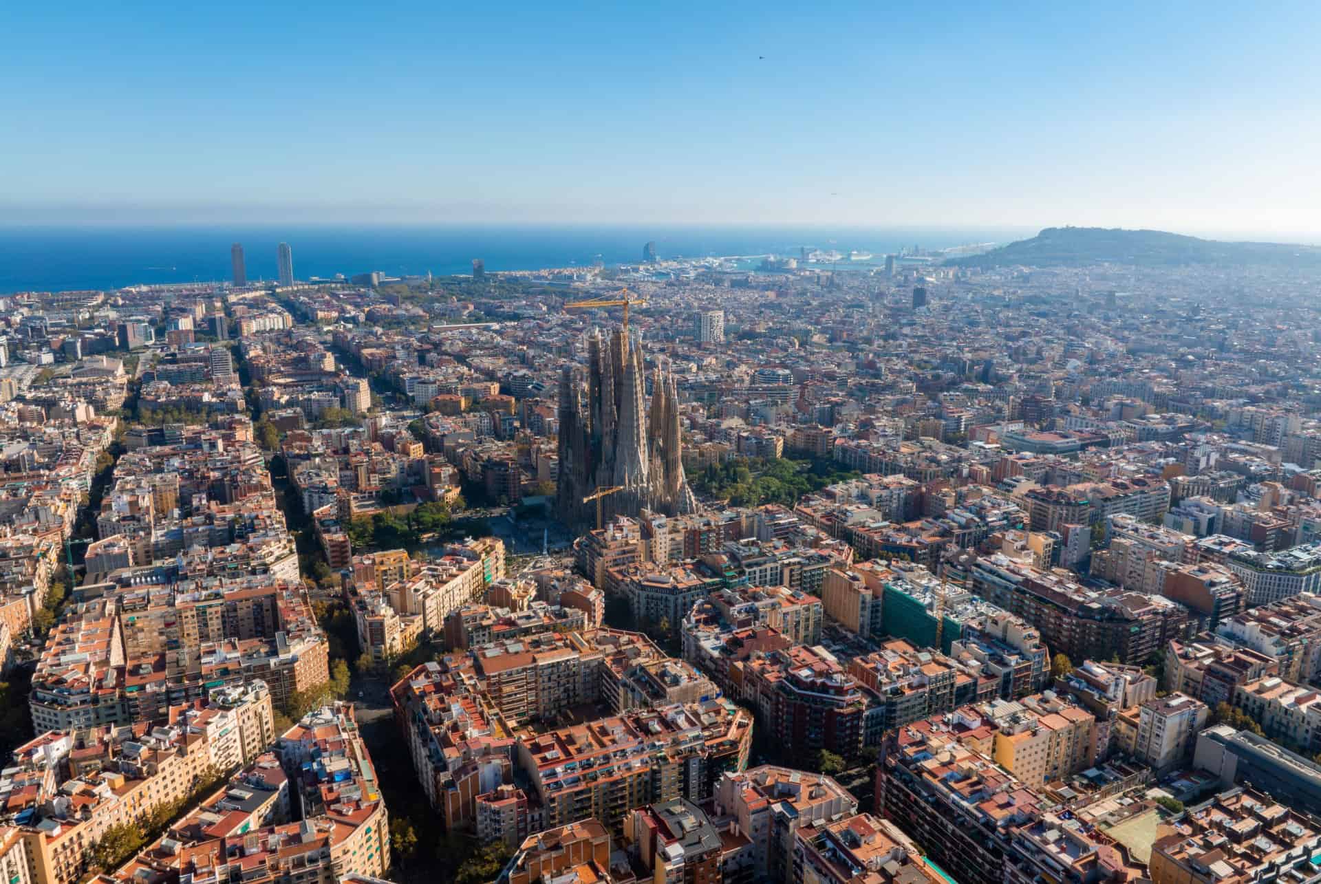 vue aerienne barcelone 4 jours vue aerienne barcelone 4 jours