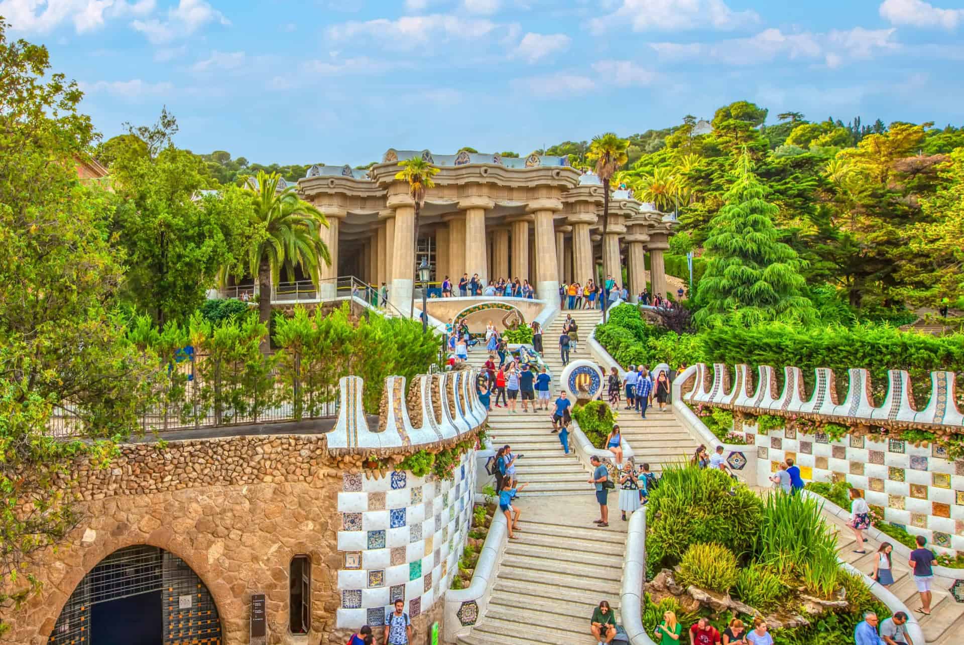 parc guell printemps