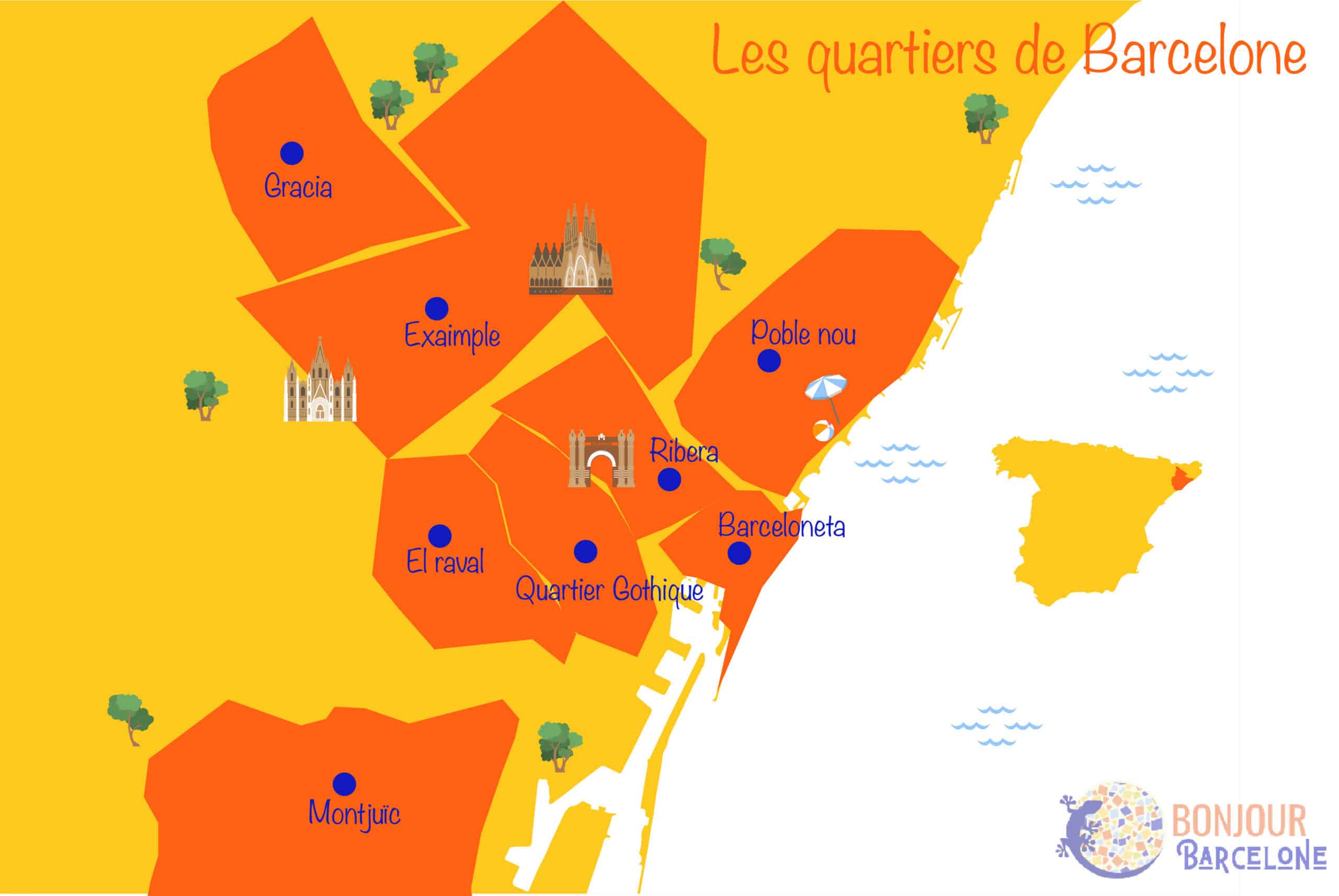 quartiers barcelone