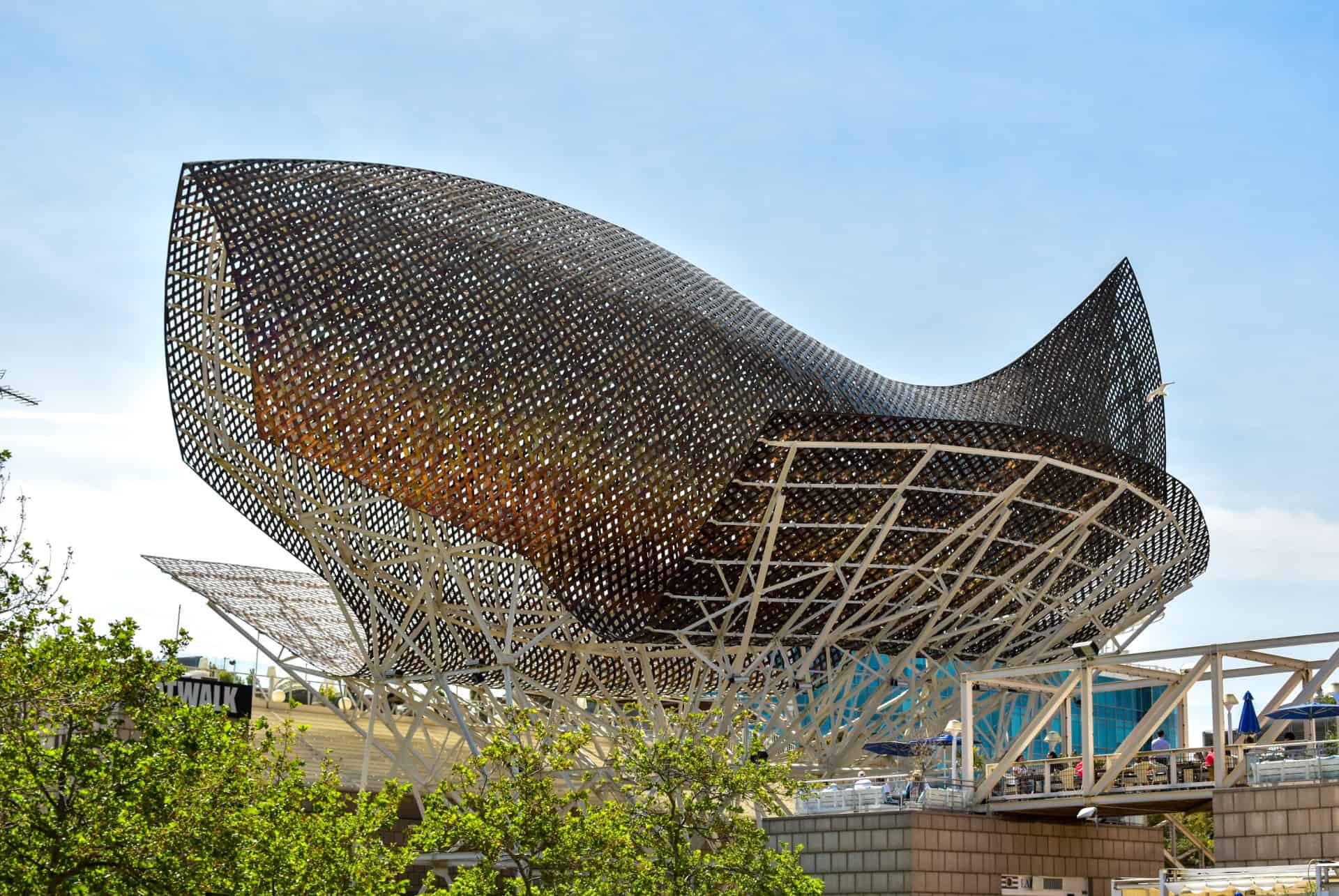 barceloneta poisson de frank gehry