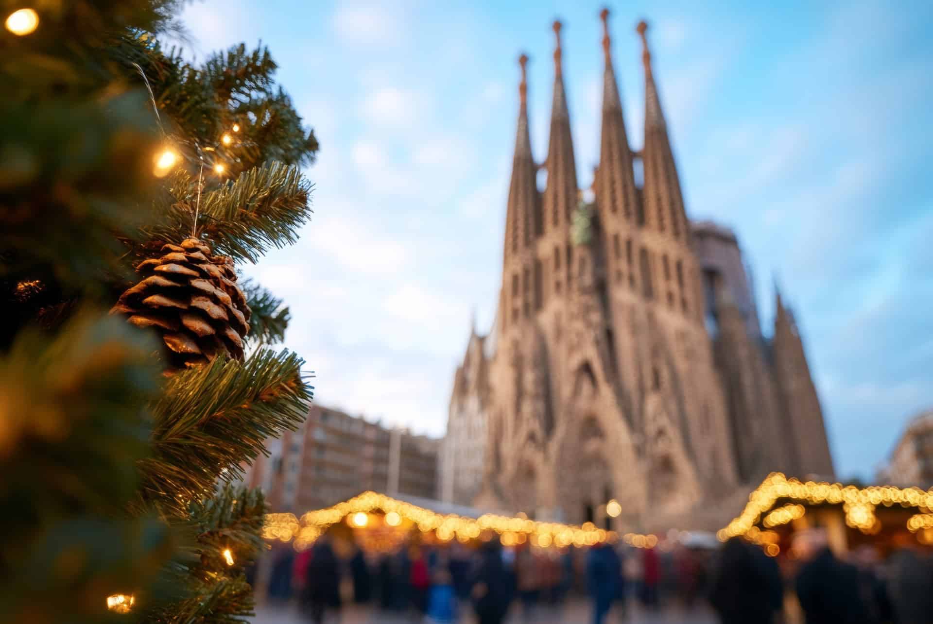 meilleurs marche de noel de barcelone sagrada familia