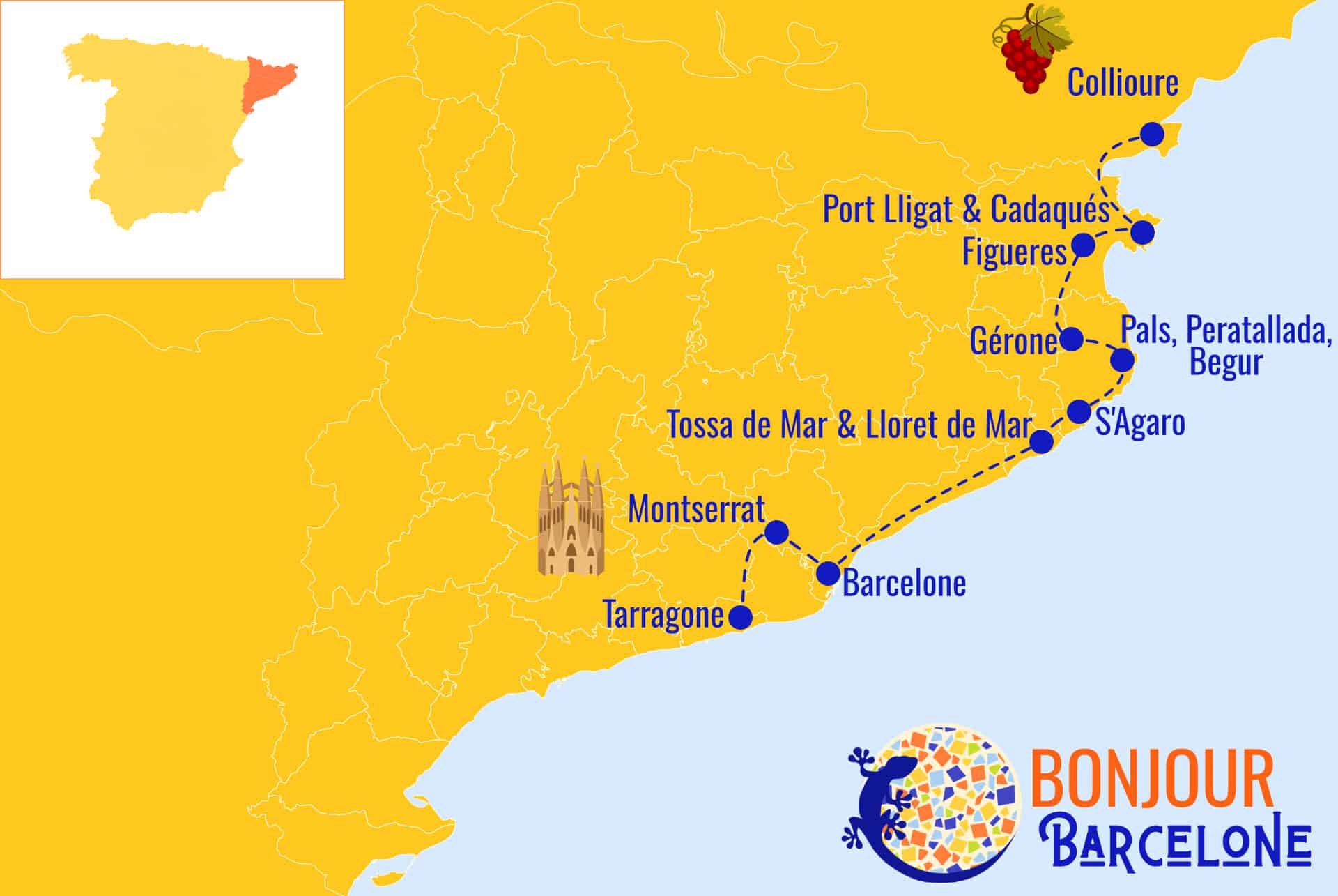 map road trip catalogne map road trip catalogne