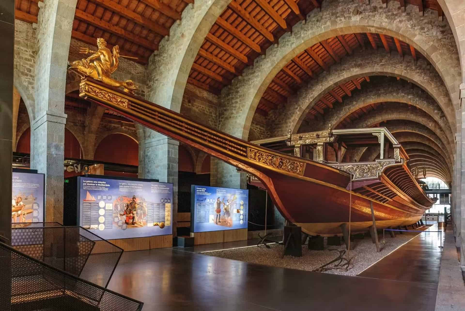 musee maritime de barcelone galere royale de don juan dautriche musee maritime de barcelone galere royale de don juan dautriche